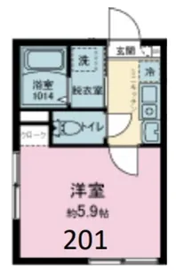 べステージ鎌倉坂ノ下【2階】の間取り