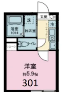 べステージ鎌倉坂ノ下【3階】の間取り