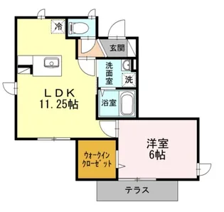 シャルマン・ヴィラ【1階】の間取り
