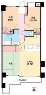 シルフィード湘南【2階】の間取り