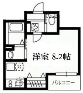 オーシャンパレス江の島【2階】の間取り