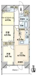 グレーシア湘南辻堂【3階】の間取り