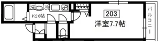 クレール茅ヶ崎【2階】の間取り