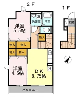 セレッソグランデ【2階】の間取り
