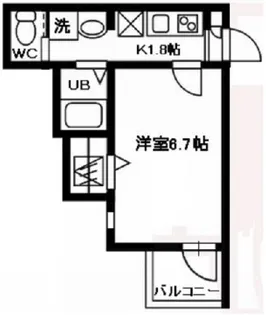 ヴィラ御成小路【1階】の間取り
