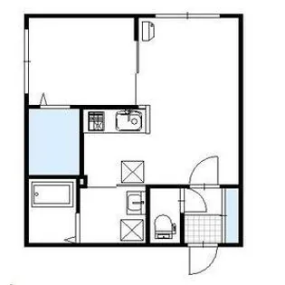ユマーレ白石【203号室】の間取り