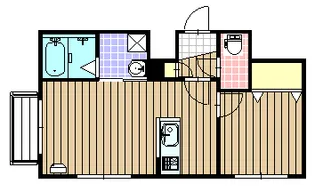コンフォート環状通東【2階】の間取り