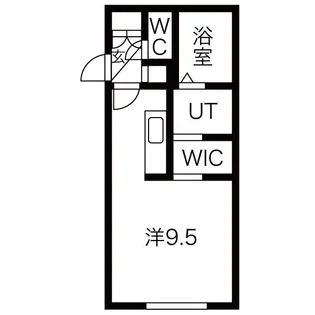laule'a学園前【4階】の間取り
