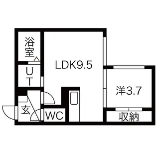 KOTONI GROOVE【3階】の間取り