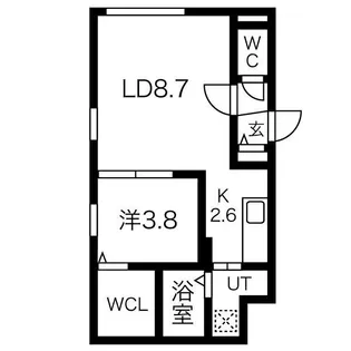 annette(アネット)【1階】の間取り