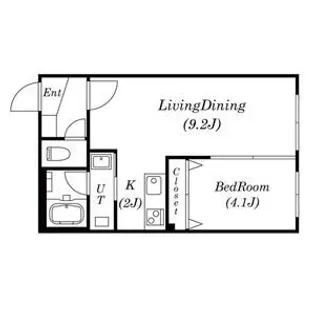 エルシア北2条【1階】の間取り