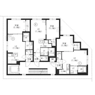 MRK創成川通【5階】の間取り