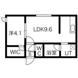 Lumiere Kikusui【2階】の間取り