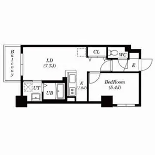 REEF LUANA(リーフルアーナ)【5階】の間取り