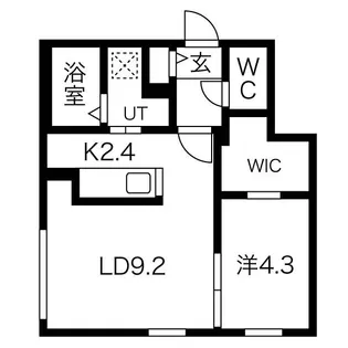 Elm GardenⅢ【1階】の間取り