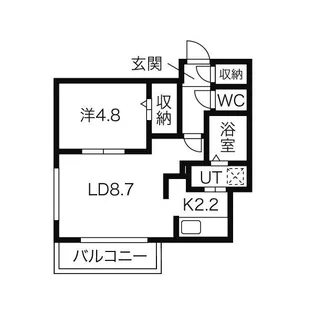 グランカルムN20【3階】の間取り