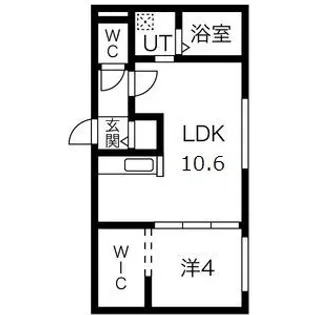 DELIZIARE【401(P-1セット)号室】の間取り