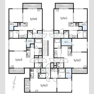 SS Ⅶ【4階】の間取り
