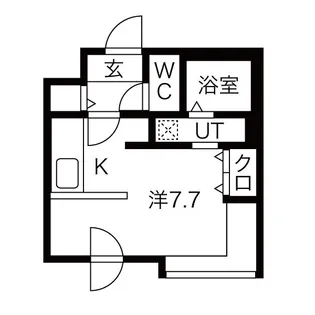 luce solare麻生(ルチェ・ソラーレアサブ)【4階】の間取り