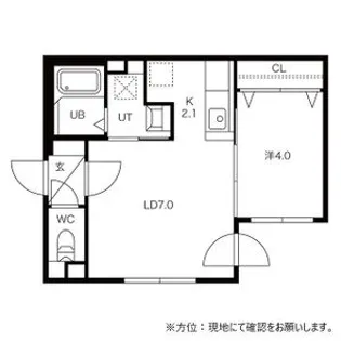 グランドサクセス菊水【1階】の間取り