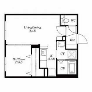 シティレジデンス北36条【3階】の間取り