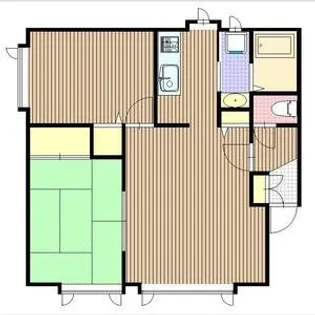 リリータウン【201号室】の間取り