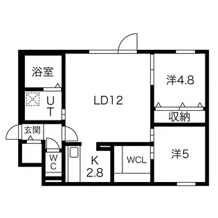 ブルーイング本町【401号室】の間取り