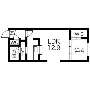 RAGUSA N5W17 A【5階】の間取り