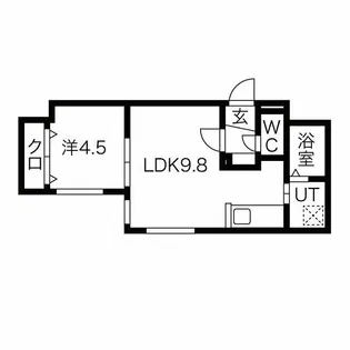 patio豊平(パティオ豊平)【3階】の間取り