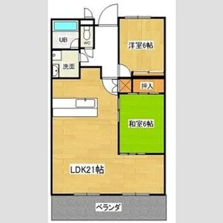 パールスクエア【3C号室】の間取り