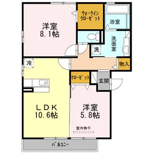 ミルキーウェイ【3階】の間取り