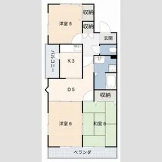 CAESAR PARKⅠ【1階】の間取り