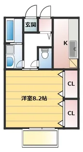 パストラル高棚【1階】の間取り