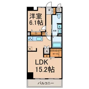 Casa VERDE 【13階】の間取り