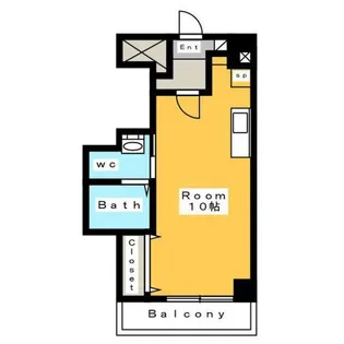 A・City三河安城南館【502号室】の間取り