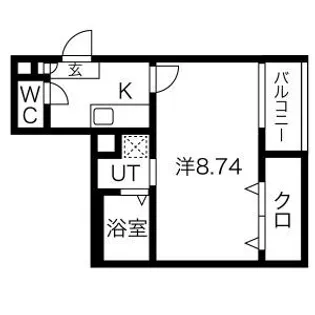 Jack daitoⅠ【302号室】の間取り