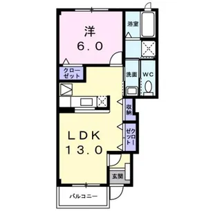 フィオーレ【1階】の間取り