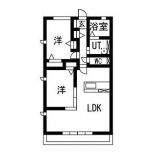 マインハイム【201号室】の間取り