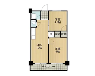 コーポ小川【3階】の間取り