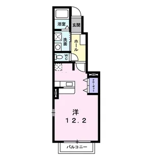 メゾン・アムール【1階】の間取り