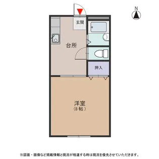 ハウスK3【102号室号室】の間取り