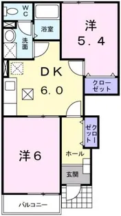 サンルミエール【1階】の間取り