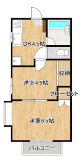 コーポST【2階】の間取り