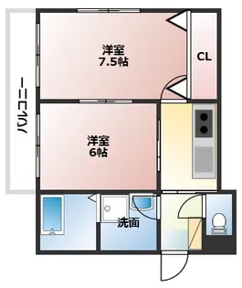 フォーエス保田窪【2階】の間取り