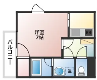 フォーエス保田窪【2階】の間取り