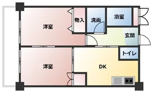 フォーエス保田窪【4階】の間取り
