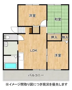 3LDKの間取り画像