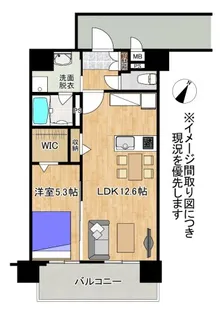 1LDKの間取り画像