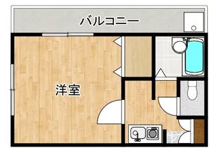 セゾン九品寺【305号室】の間取り