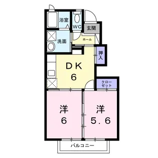 サンコート【1階】の間取り